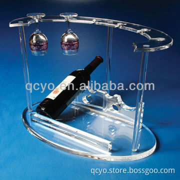 QCY-Z-J018 attractive and high quality acrylic wine bottle display holder
